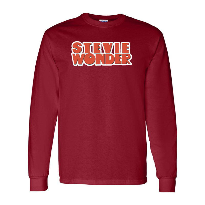 Men's Stevie-Wonder Gildan Heavy Cotton Long Sleeve T-Shirt